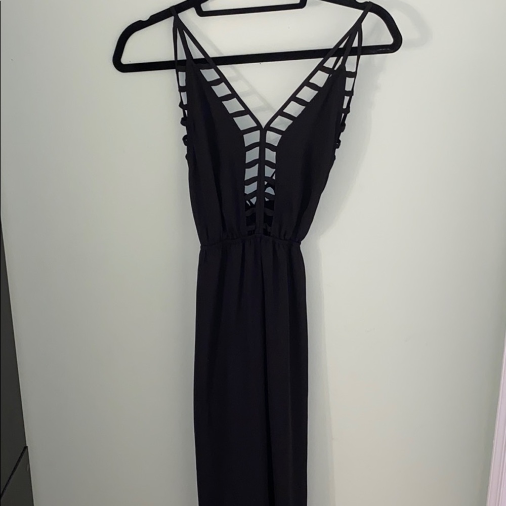 Black Caged Jumpsuit (L)